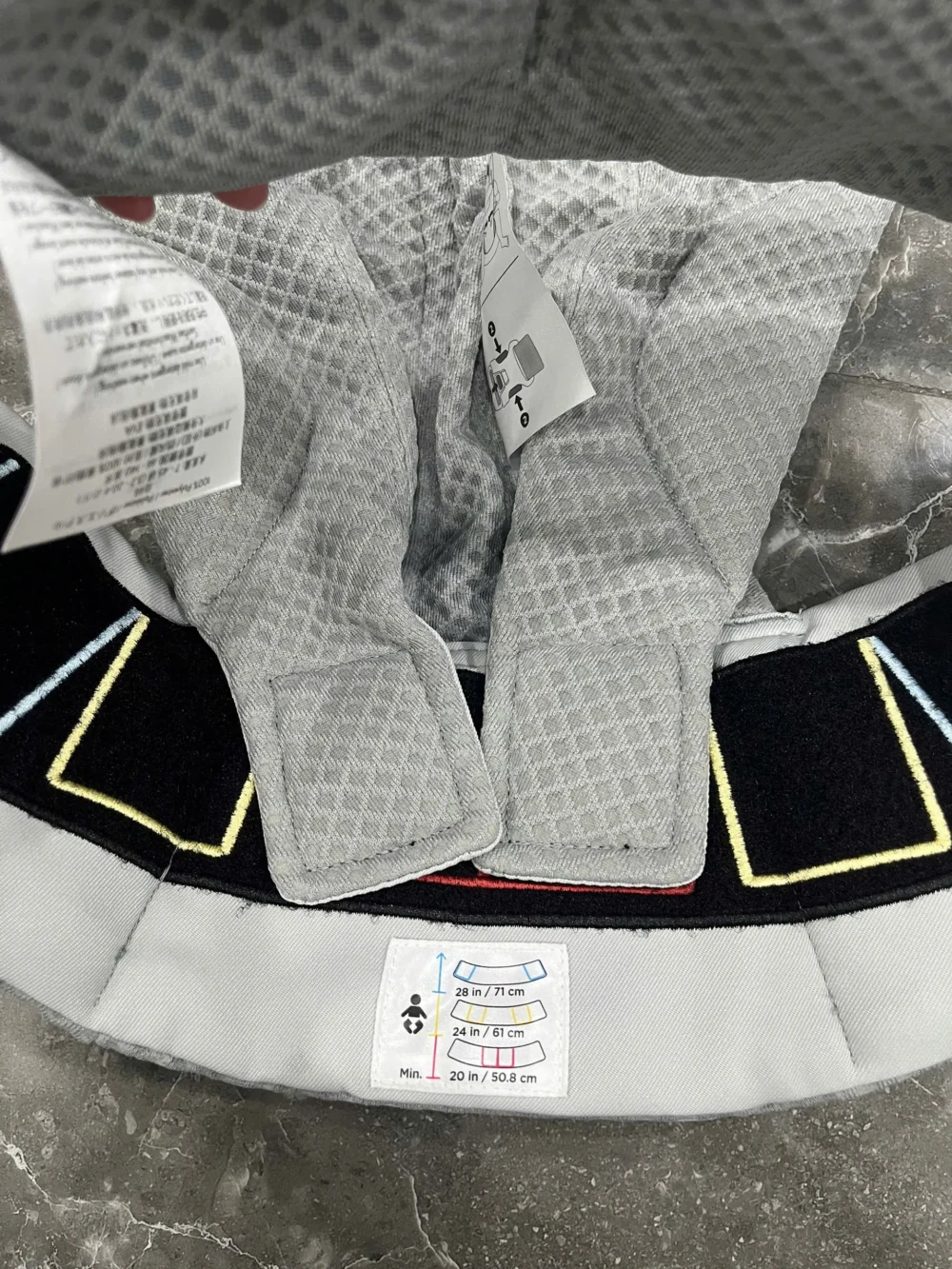 Địu Ergo baby Omni Breeze màu xám new tag fullbox - Ảnh 10