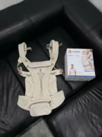 Địu Ergo baby Omni Breeze màu be còn box - Ảnh 10