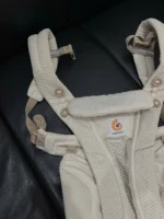 Địu Ergo baby Omni Breeze màu be còn box - Ảnh 11
