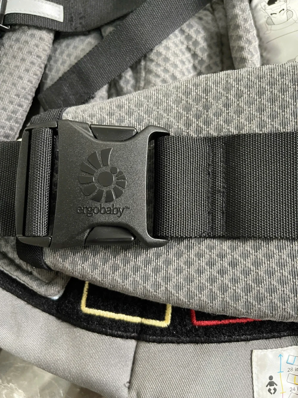 Địu Ergo baby Omni Breeze màu xám đậm (ko box) - Ảnh 13