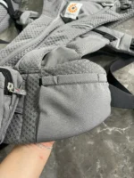 Địu Ergo baby Omni Breeze màu xám đậm (ko box) - Ảnh 14