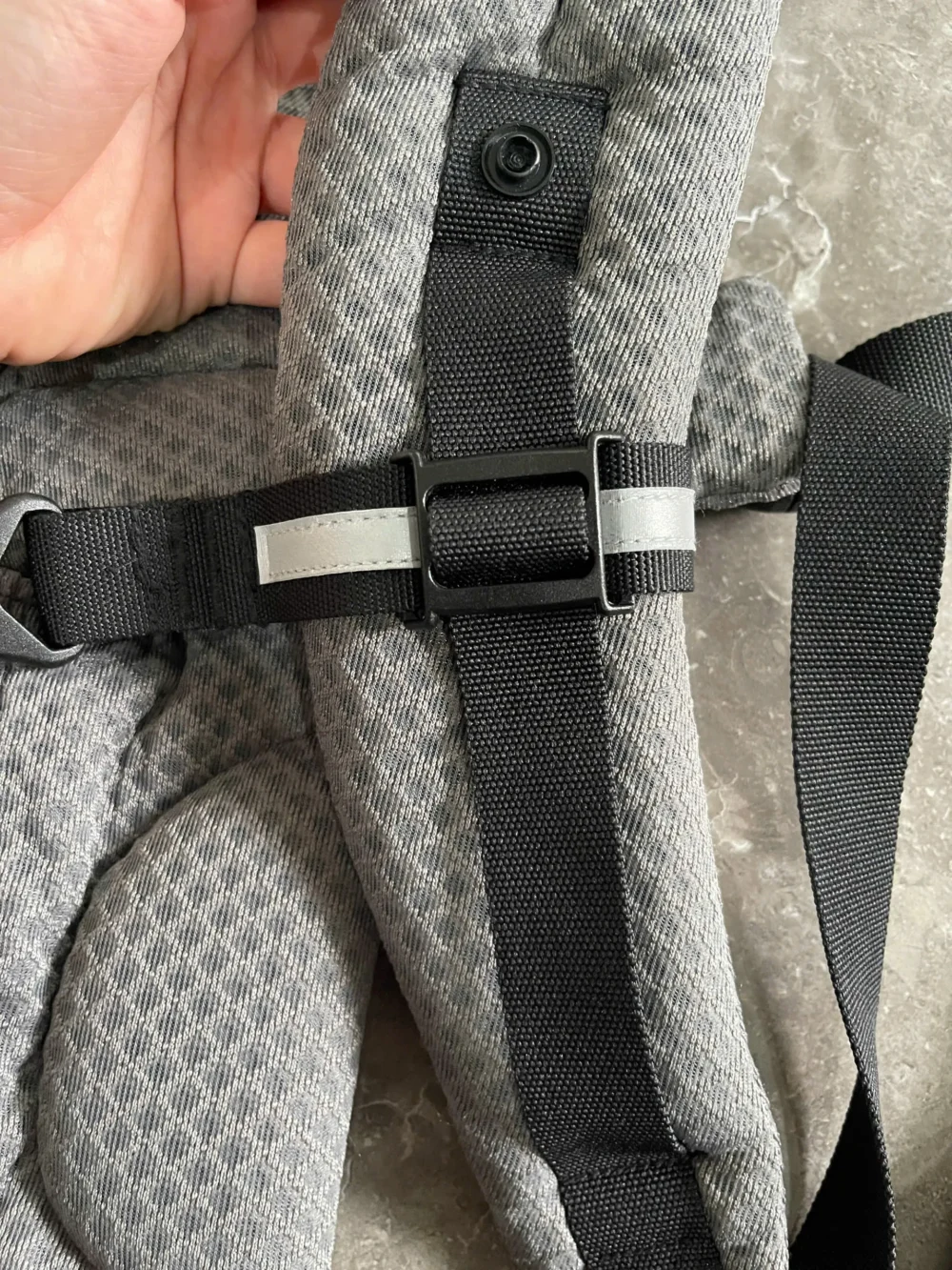 Địu Ergo baby Omni Breeze màu xám đậm (ko box) - Ảnh 17