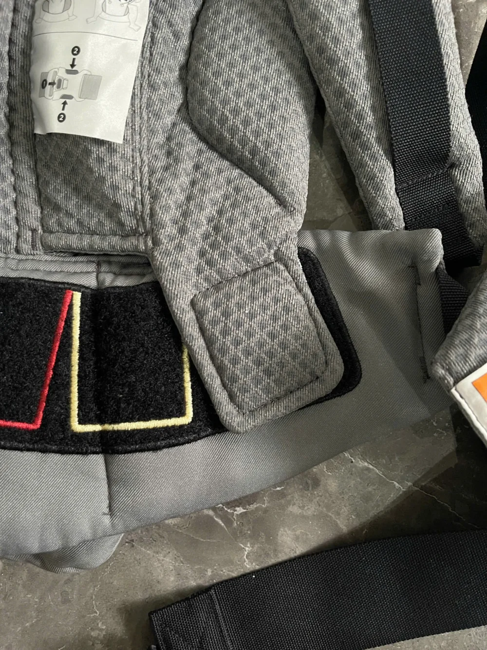 Địu Ergo baby Omni Breeze màu xám đậm (ko box) - Ảnh 19