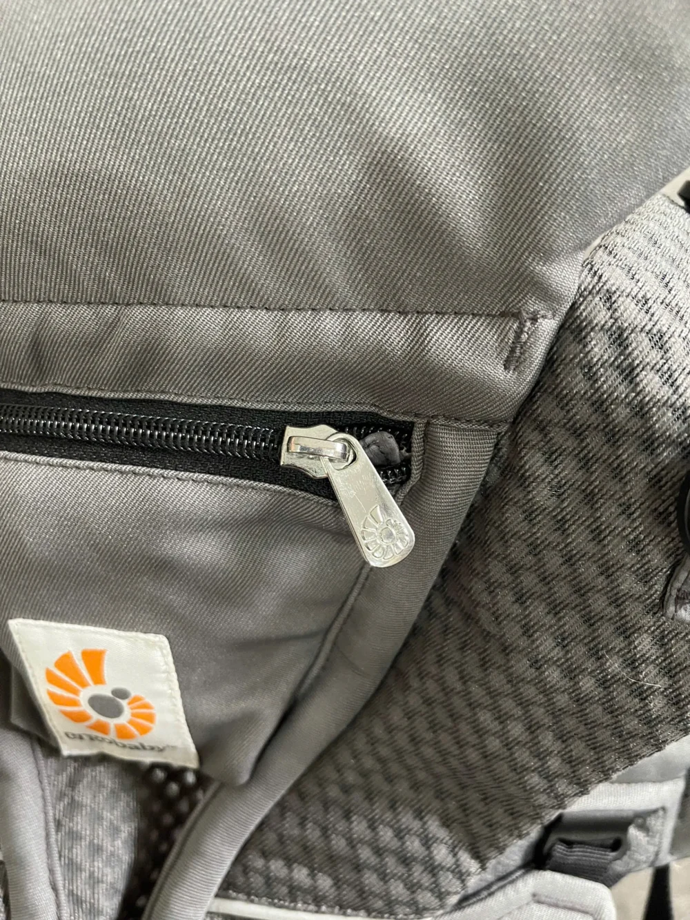 Địu Ergo baby Omni Breeze màu xám đậm (ko box) - Ảnh 23