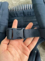 Địu Ergo baby Omni 360 cool air mesh xanh navy sọc hồng (còn box) tặng kèm yếm địu - Ảnh 13