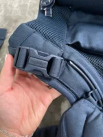 Địu Ergo baby Omni 360 cool air mesh xanh navy sọc hồng (còn box) tặng kèm yếm địu - Ảnh 24