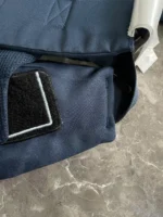 Địu Ergo baby Omni 360 cool air mesh xanh navy sọc hồng (còn box) tặng kèm yếm địu - Ảnh 3