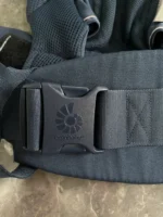 Địu Ergo baby Omni 360 cool air mesh xanh navy sọc hồng (còn box) tặng kèm yếm địu - Ảnh 9