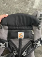 Địu Ergo baby Omni 360 cool air mesh màu xám phối (còn box) - Ảnh 18