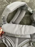 Địu Ergo baby Omni 360 cool air mesh màu xám nhạt - Ảnh 18