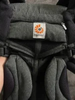 Địu Ergo baby Omni 360 cool air mesh màu xám đậm phối đen - Ảnh 27