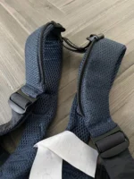 Địu Baby bjorn one air 3D mesh màu xanh navy 3kg2-15kg - Ảnh 13