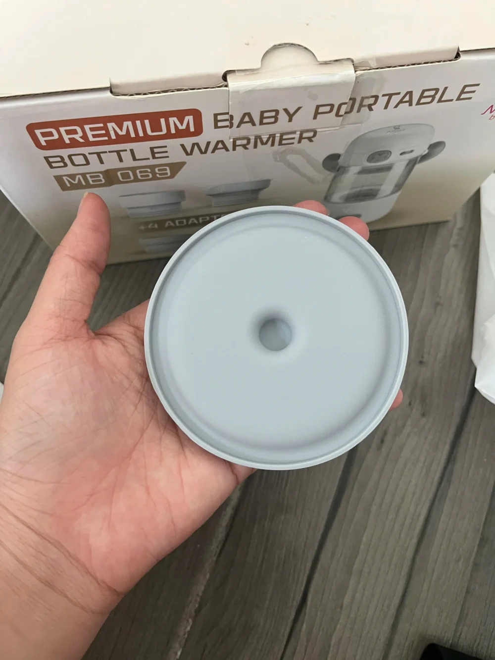 Máy hâm sữa di động cầm tay Moaz bébé MB069 tặng 4 cổ bình (như mới còn bảo hành 12 tháng) - Ảnh 11