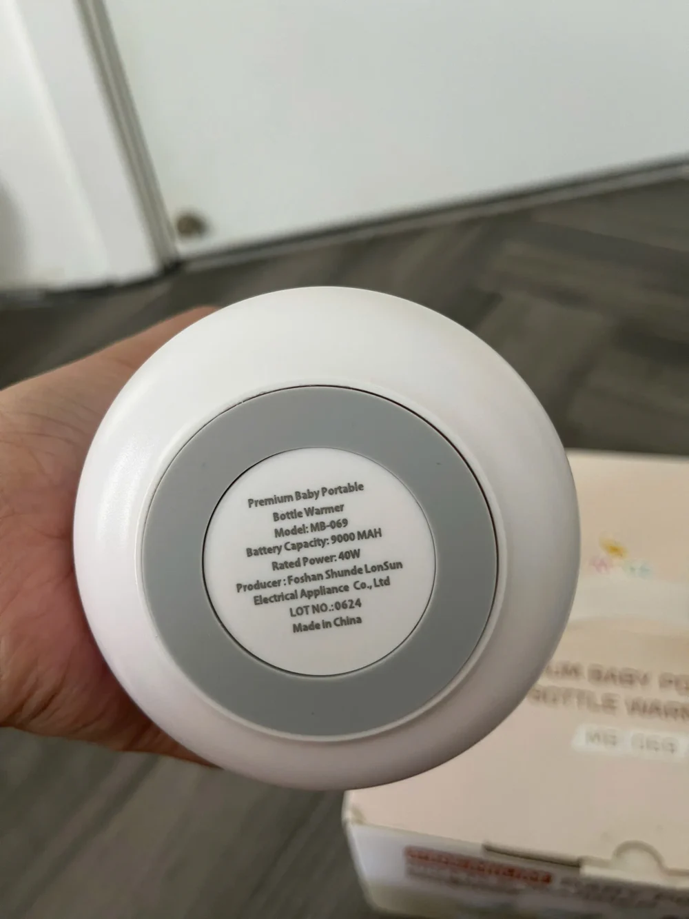 Máy hâm sữa di động cầm tay Moaz bébé MB069 tặng 4 cổ bình (như mới còn bảo hành 12 tháng) - Ảnh 12