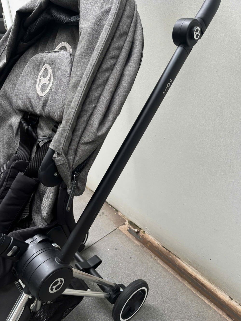 Xe đẩy Cybex mios 1 (xám khung bạc) 0-4 tuổi - Ảnh 8