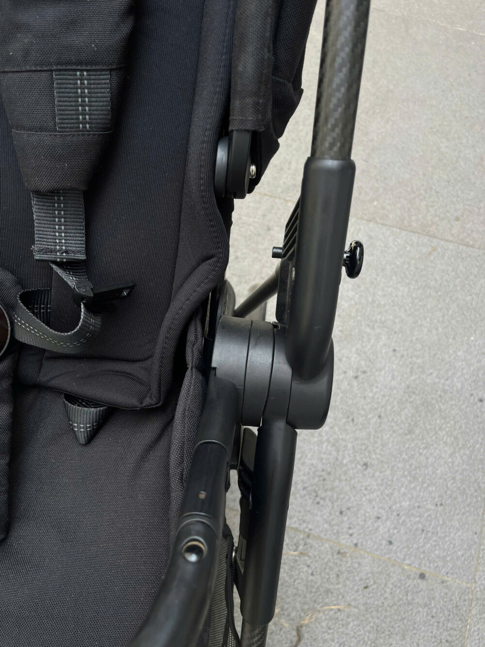 Xe đẩy Cybex Melio carbon full đen - Ảnh 4