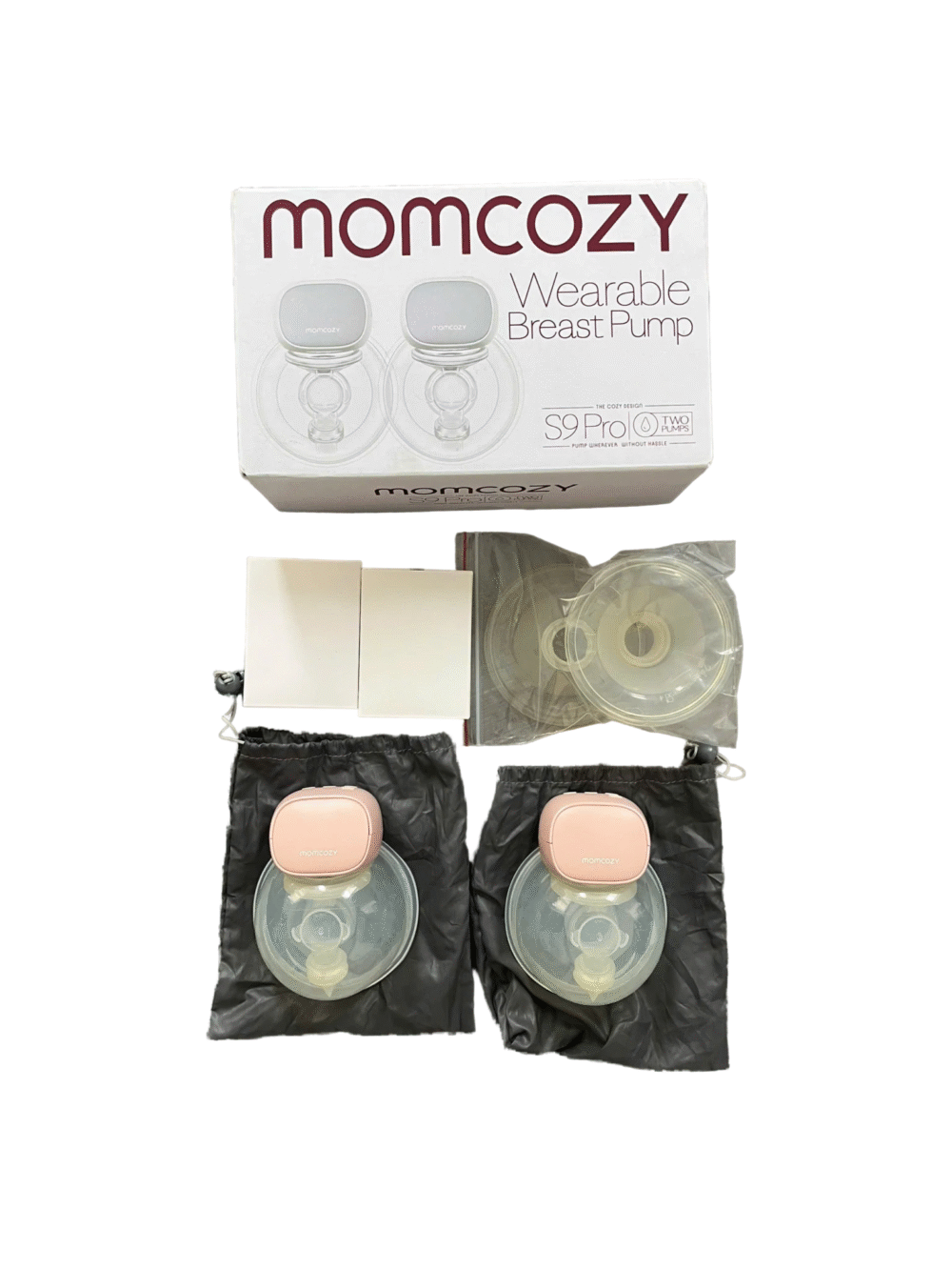 Máy hút sữa Momcozy S9 pro (kèm cặp phễu silicone thay thế)