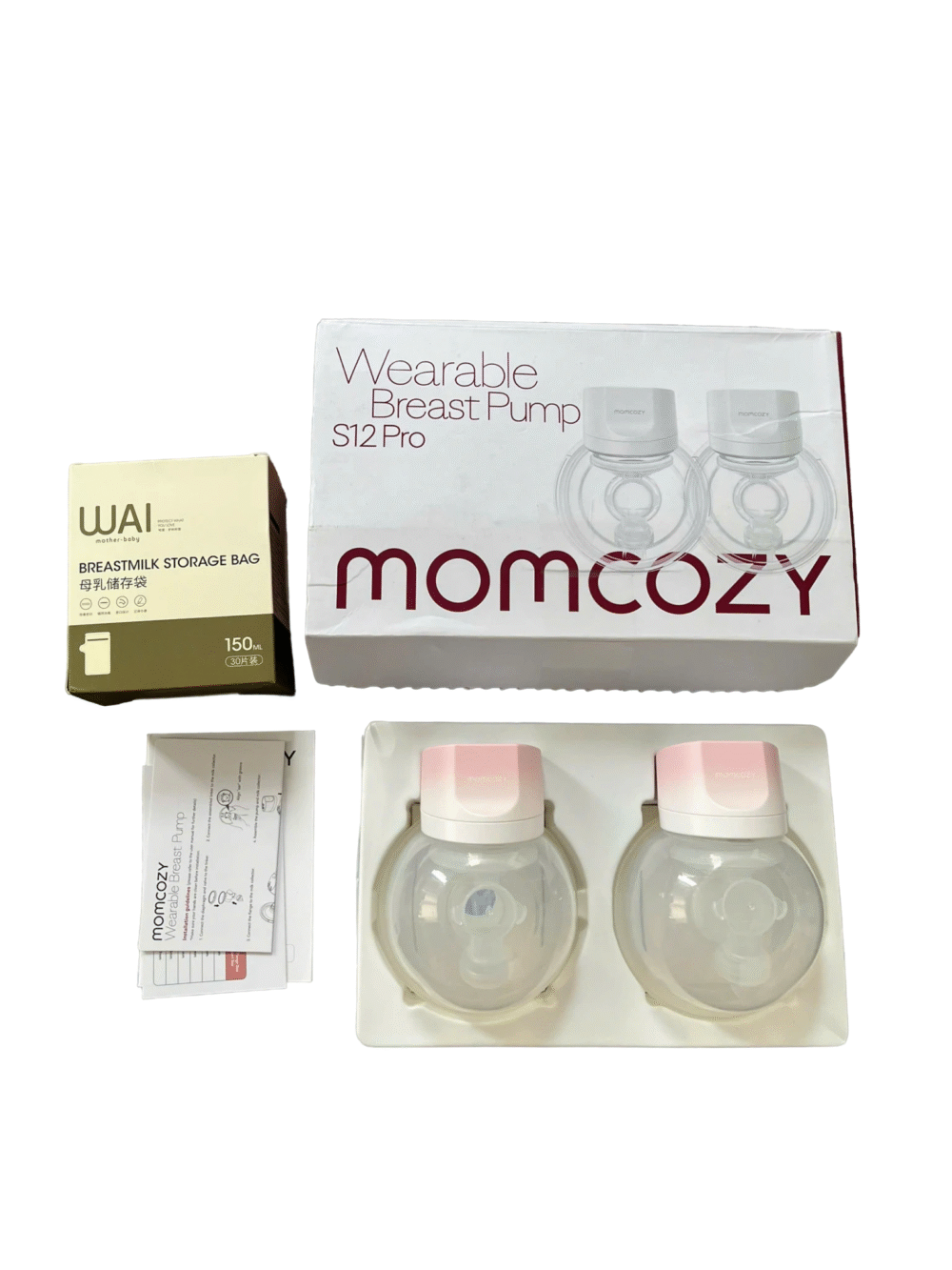 Máy hút sữa Momcozy S12 pro (tặng kèm túi đựng sữa)