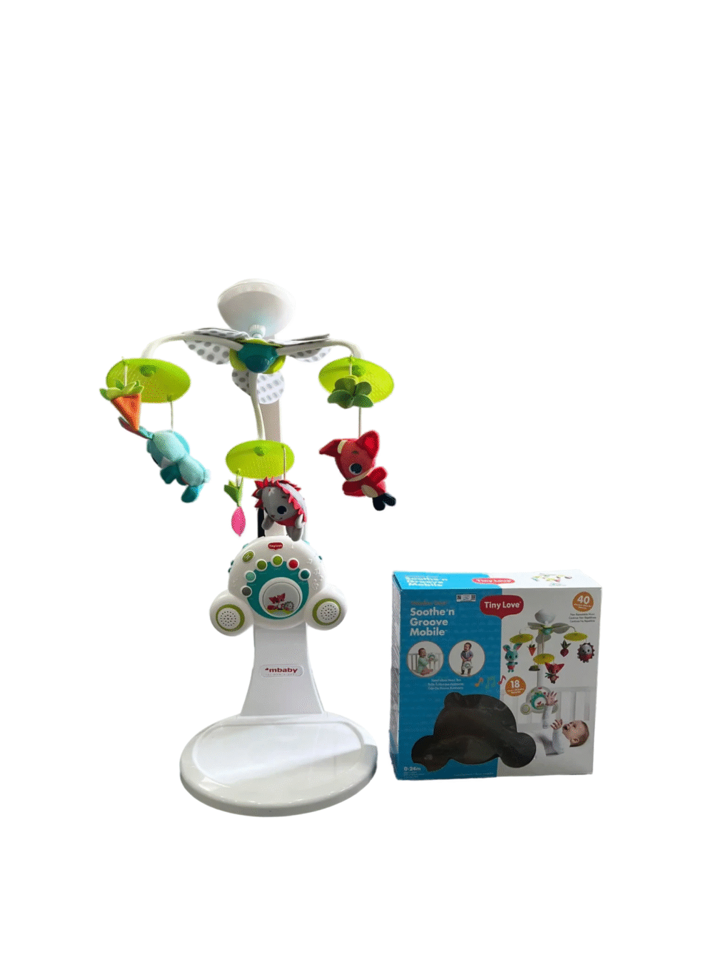 Combo cây đồ chơi có nhạc cho bé Tiny Love Meadow Days và chân đứng Mbaby