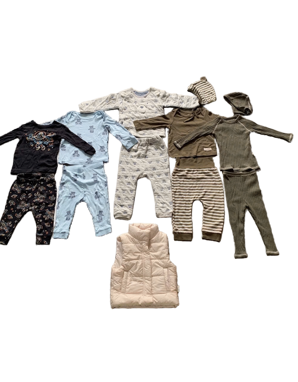 Set 6 món đồ cho bé mix brand 6- 12 tháng