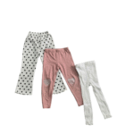 Set 3 quần dài bé gái mix brand (2 đến 3 tuổi)H&M, no brand
