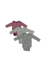 Set 3 bodysuit dài tay mix brandcarter, h&m,.. 3-6M