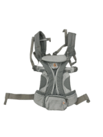 Địu Ergo baby Omni Breeze màu xám nhạt 0-4 tuổi (no box)