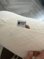Gối chống trào ngược Rototo bebe vải cotton lụa hoạ tiết chú gấu (còn túi vải đựng gối) - Ảnh 3