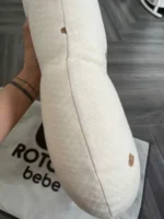 Gối chống trào ngược Rototo bebe vải cotton lụa hoạ tiết chú gấu (còn túi vải đựng gối) - Ảnh 13