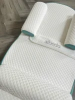 Gối chống trào ngược Aibedo màu trắng xanh - Ảnh 11
