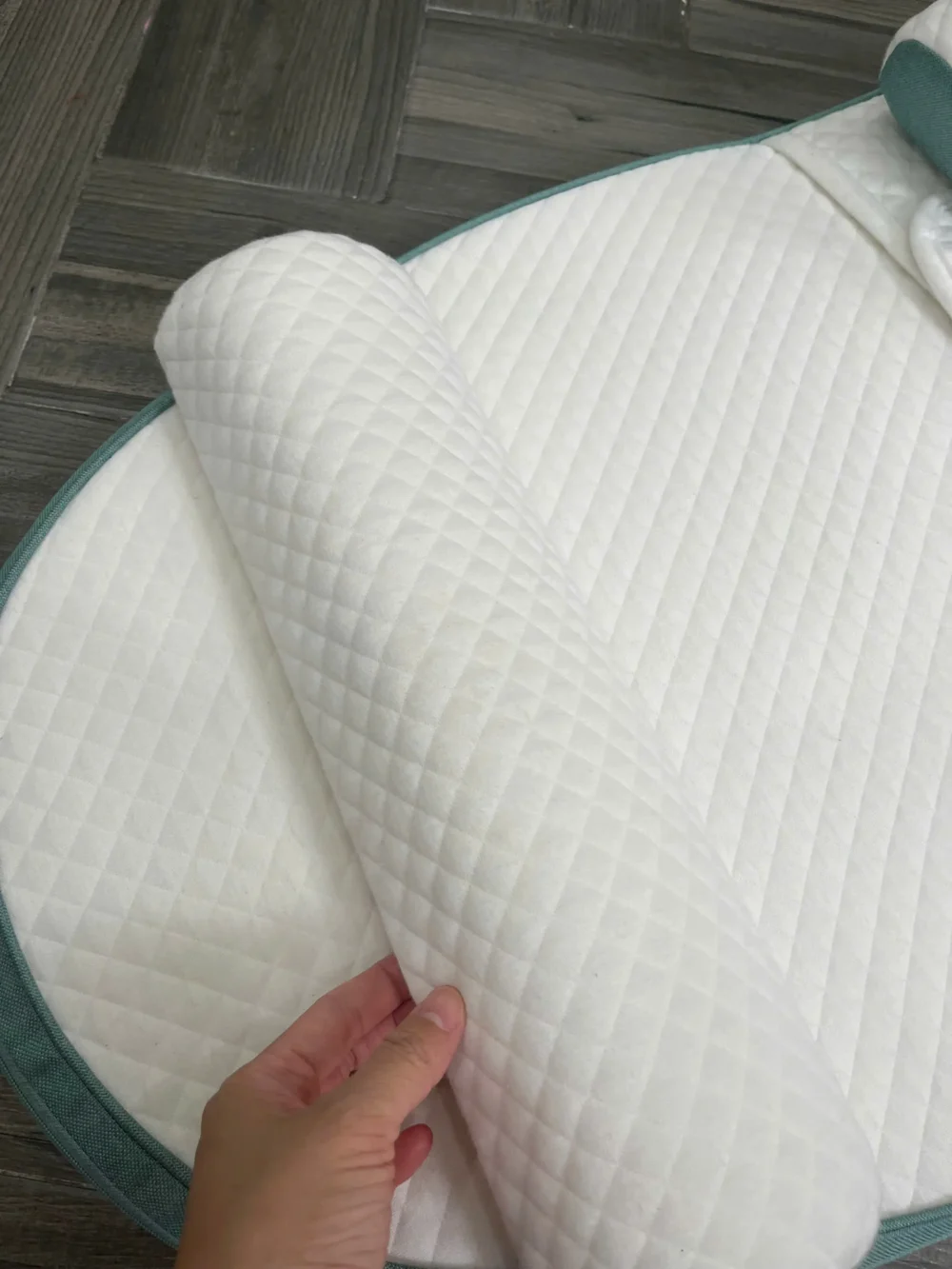 Gối chống trào ngược Aibedo màu trắng xanh - Ảnh 15
