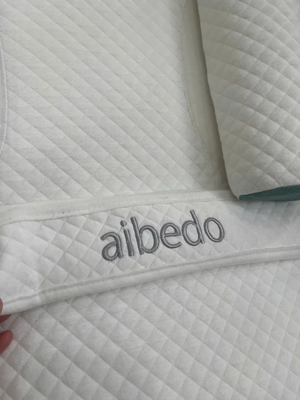 Gối chống trào ngược Aibedo màu trắng xanh - Ảnh 17