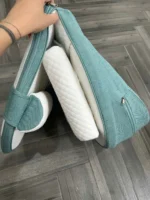 Gối chống trào ngược Aibedo màu trắng xanh - Ảnh 3