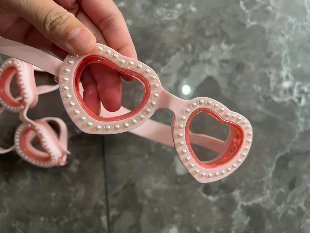 Kính bơi Cocolic Aquarium Korea trái tim màu hồng cho bé gái (tặng kèm 1 cái)Cocolic - Ảnh 2