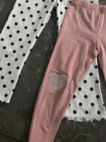 Set 3 quần dài bé gái mix brand (2 đến 3 tuổi)H&M, no brand - Ảnh 3