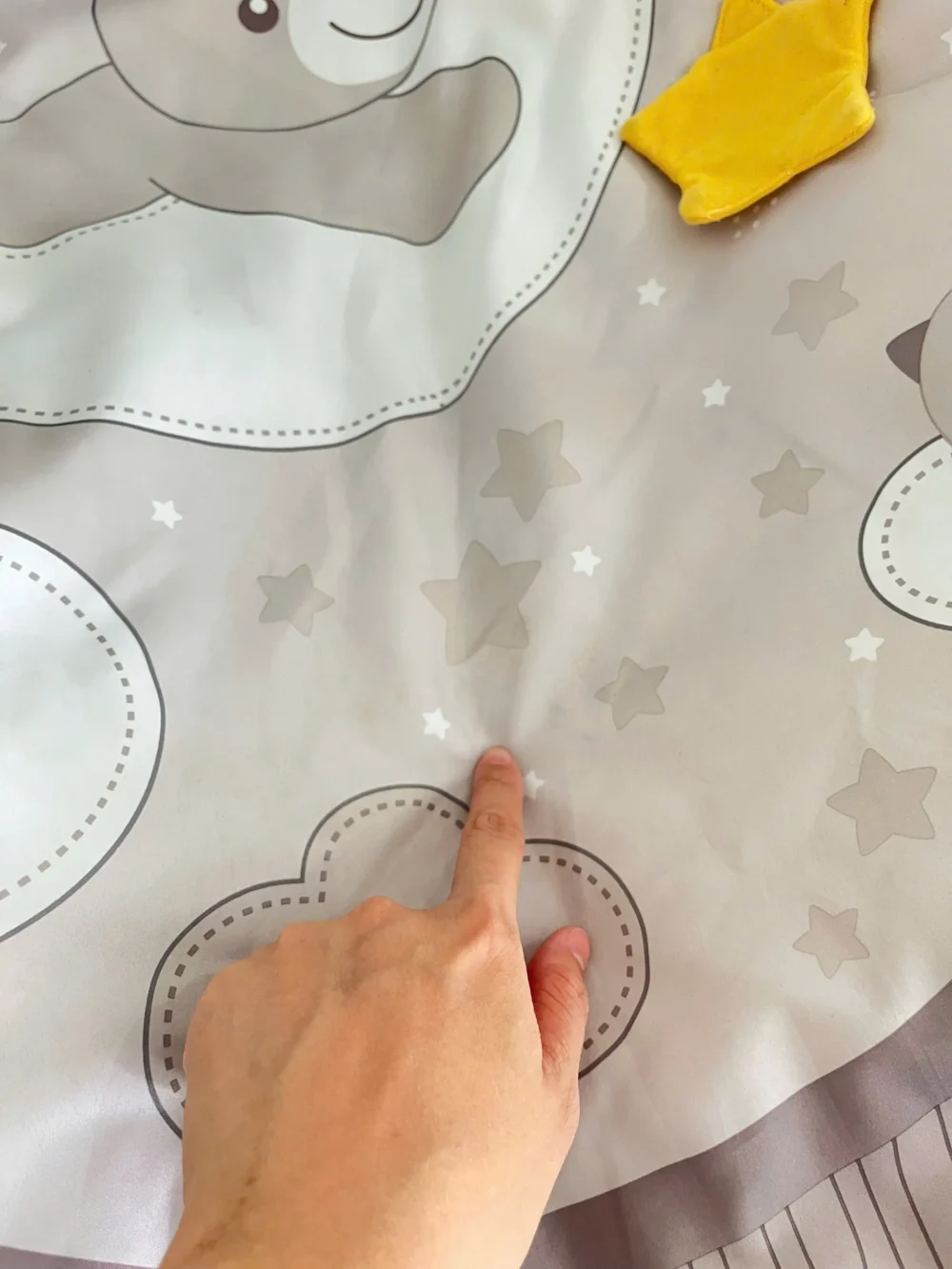 Thảm chơi phát nhạc & màu sắc và gối tập tummy time Chicco màu xám be - Ảnh 13