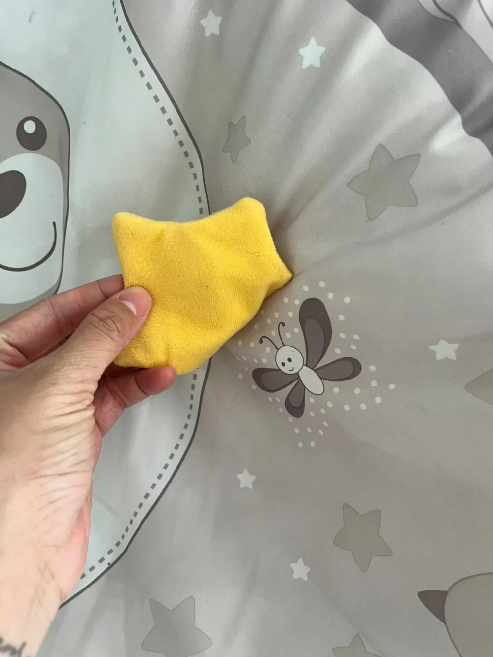 Thảm chơi phát nhạc & màu sắc và gối tập tummy time Chicco màu xám be - Ảnh 15