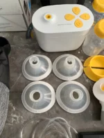 Bộ máy hút sữa điện đôi Medela pump in style max flow bản đầy đủ (kèm phễu silicone Mamachoice & mini pum, tặng kèm túi trữ sữa và bình trữ sữa) - Ảnh 17