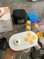 Bộ máy hút sữa điện đôi Medela pump in style max flow bản đầy đủ (kèm phễu silicone Mamachoice & mini pum, tặng kèm túi trữ sữa và bình trữ sữa) - Ảnh 14