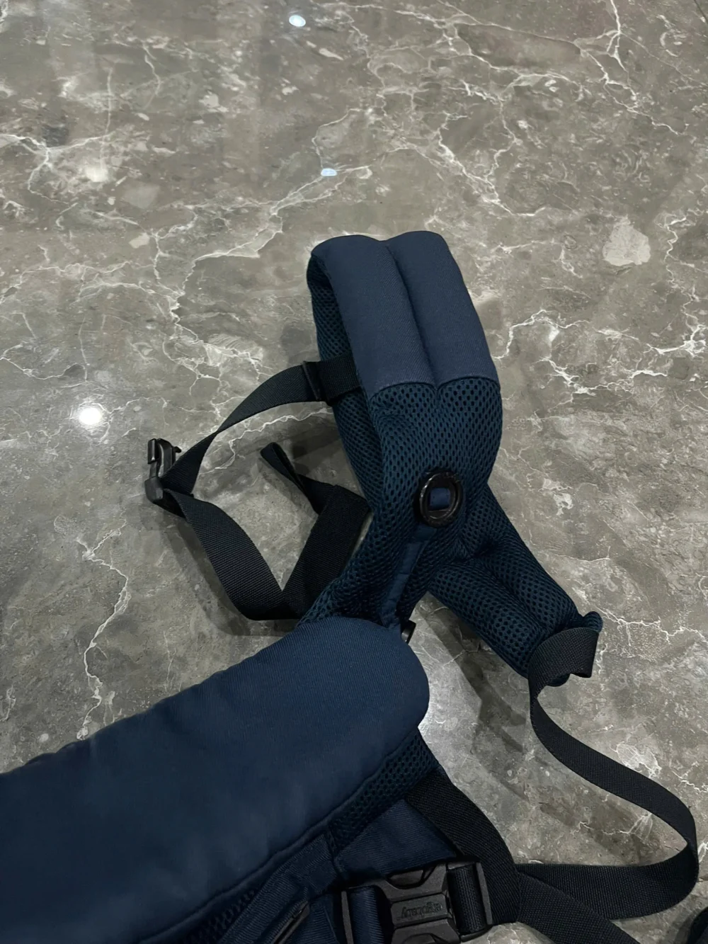 Địu Ergo baby Omni 360 cool air mesh màu xanh navy 0-4 tuổi (no box) - Ảnh 15