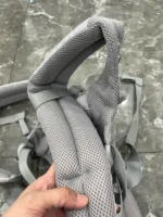 Địu Ergo baby Omni 360 cool air mesh màu xám nhạt 0-4 tuổi (no box cắt tag) - Ảnh 9