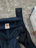 Địu Ergo baby Omni 360 cool air mesh màu xanh navy 0-4 tuổi (còn box) - Ảnh 9