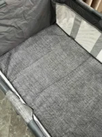 Giường cũi em bé Joie Commuter Change & Snooze Linen Gray - Ảnh 2