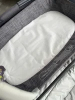 Giường cũi em bé Joie Commuter Change & Snooze Linen Gray - Ảnh 5