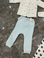 Set 2 bộ đồ chần bông cho bé mix brand Tartine et Chocolat & Happyland size 75, 80 - Ảnh 4