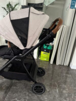 Xe đẩy Nuna triv màu xám nhạt khung đen - Ảnh 14