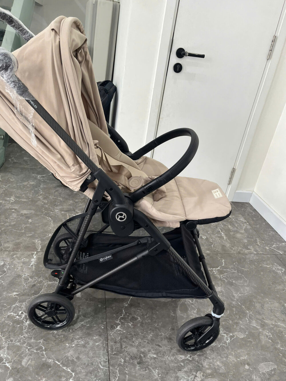 Xe đẩy Cybex Melio 3 carbon almond beige 2025 - Ảnh 5