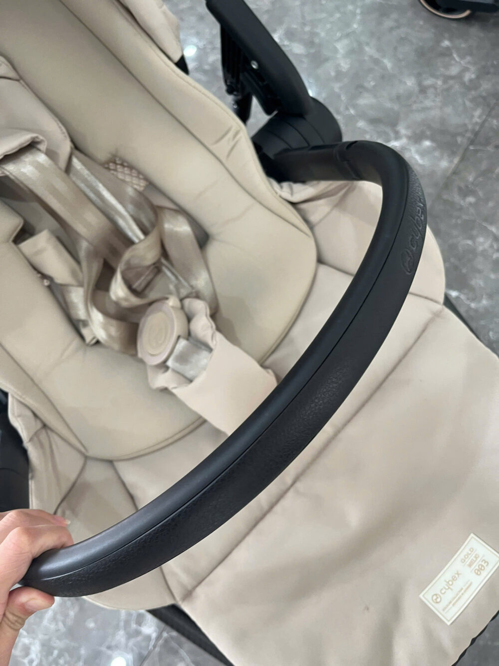 Xe đẩy Cybex Melio 3 carbon almond beige 2025 - Ảnh 2