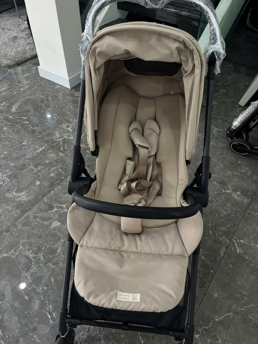 Xe đẩy Cybex Melio 3 carbon almond beige 2025 - Ảnh 3