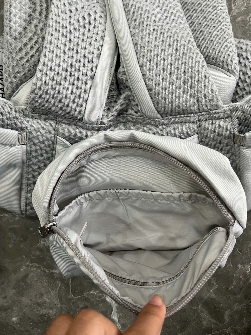 Địu Ergo baby Omni Breeze màu xám nhạt 0-4 tuổi (no box) - Ảnh 12